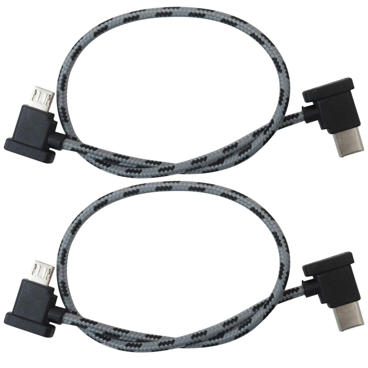 2 Pack 30cm Remote Controller Cables For Dji Mavic Air Rc Type C To Usb Android Data Cable 11 8in Length Mini 3 Pro And 2s