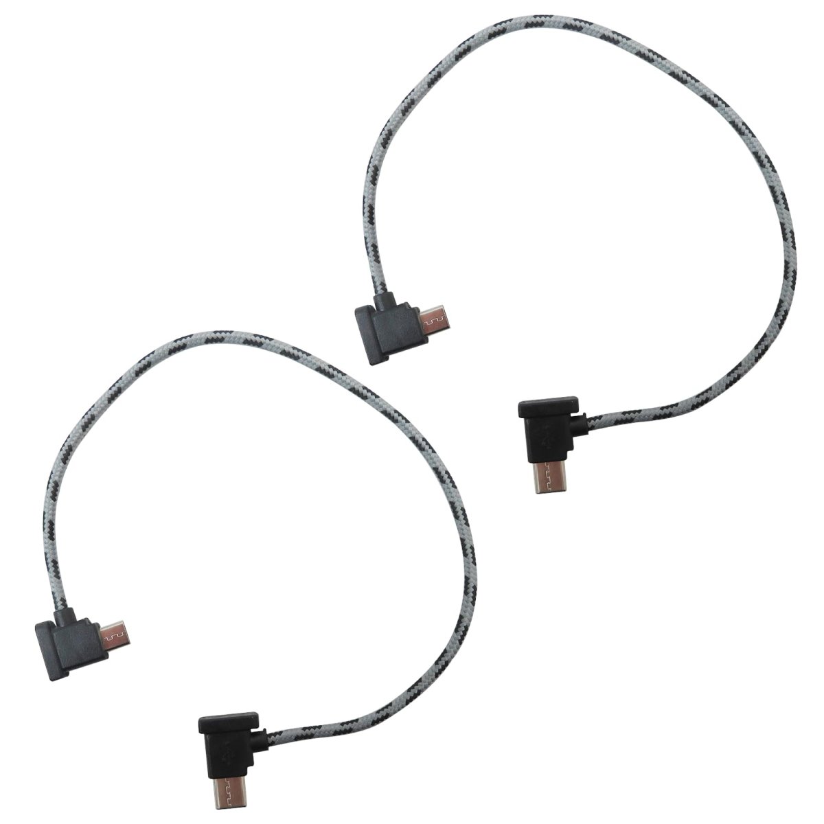 2 Pack 30cm Remote Controller Cables For Dji Mavic Air Rc Type C To Usb Android Data Cable 11 8in Length Mini 3 Pro And 2s
