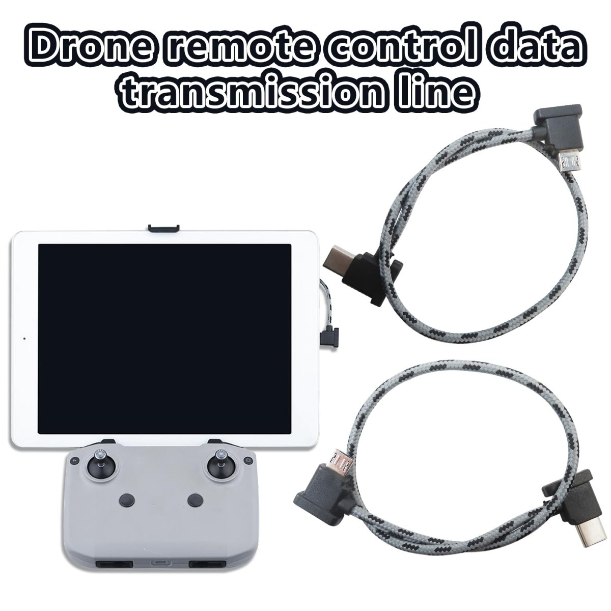 2 Pack 30cm Remote Controller Cables For Dji Mavic Air Rc Type C To Usb Android Data Cable 11 8in Length Mini 3 Pro And 2s
