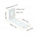 Uxcell Adjustable L Corner Braces 4pcs 120 X 60 40mm Stainless Steel Code 90 Degree Slotted Angle Brace Bracket For Furniture