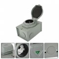 Labwork 50 A Ss2-50 Generator Power Inlet Box 125 250 V For 3 Prong Cord Enclosed Weatherproof Outdoor Use