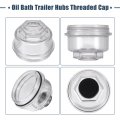 Uxcell 4 Pcs 3 75 Trailer Oil Cap Kit Bath Dust Plugs For Al Ko 10000 Or 12000 Axles 3-3 O D Bearings Races Sealss Hub Threaded