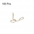Uxcell Fuel Line Hose Clips 100pcs 4mm Id Fit 5-5 5mm Od 65mn Steel Water Pipe Air Tubing Spring Clamps For Motorcycle Scooter