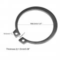 Uxcell 45 5mm External Circlips C-clip Retaining Shaft Snap Rings 50mn 30pcs