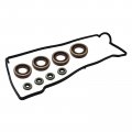 Valve Cover Gasket With Spark Plug Tube Seals And Grommets Compatible For 1993-1997 Toyota Corolla 1 6l 1588cc L4 Dohc