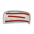 X Autohaux 1 Pair Left Right Exterior Door Mirror Cover Cap Overlay Chrome Plated For Dodge Grand Caravan 2008-2018 Chrysler