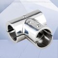 Ihreesy Boat Hand Rail Fitting 90 Degree Angle Pipe Connector Stainless Steel 3 Way Handrail For Marine Yacht 30mm