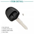 Acropix 2 Buttons Car Key Fob Cover Keyless Entry Remote Shell Case Replacement Fit For Mitsubishi Outlander Pack Of 1 Black