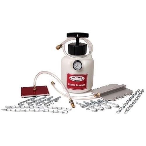Motive Products 0120 Power Bleeder 2-quart Tank With Hose And Bi-level Front Rear Adapter Kit For Gm Vehicles