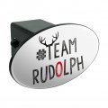 Team Rudolph Oval Tow Trailer Hitch Cover Plug Insert