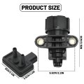 Zreneyfex 4u7z-9j460-aa Vacuum Solenoid Valve And Dpfe Pressure Sensor Replacement For Lincoln Town Car Ford Taurus Crown