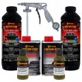 Custom Coat Federal Standard Color 34089 Olive Green T74 Urethane Spray-on Truck Bed Liner 2 Quart Kit With Spray Gun And 