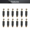 Bettomshin 20sets 3-in-1 Metal Furniture Connecting Kit 15mm Od Cam Fitting 6x35mm Dowel Screws 11mm Pre-inserted Nut