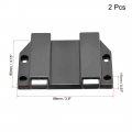 Uxcell Double Touch Catch Magnetic Latch For Cabinet Door Cupboard Black 2pcs