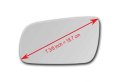 Check Size Heated Mirror Glass With Backing Plate For 1995-1999 Audi A4 A6 A8 S6 Driver Side View Left Lh