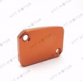 Httmt 249007- Cnc Front Brake Master Cylinder Reservoir Cover Compatible With 125 200 390 Duke Orange