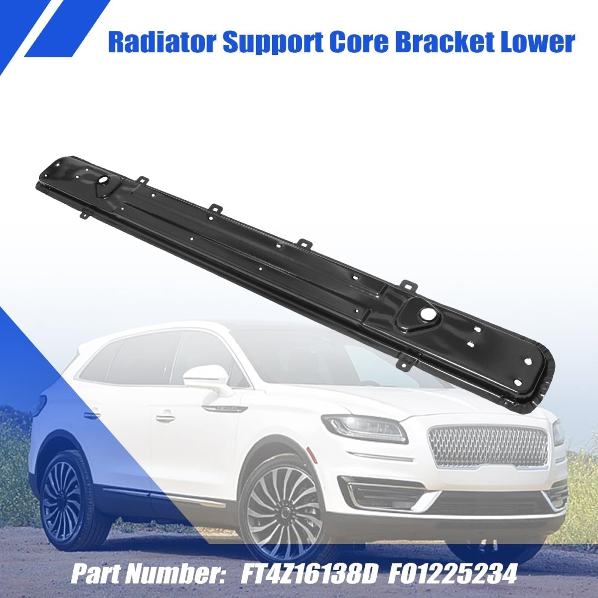 Lower Radiator Support Core Bracket Ford Edge Sportst Edge St-line 2015-2023 For Lincoln Mkx Nautilus Selec 2016-2023 Replace
