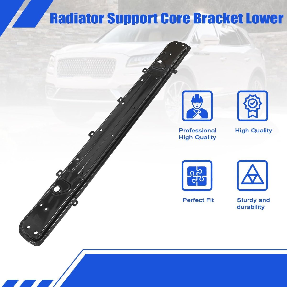 Lower Radiator Support Core Bracket Ford Edge Sportst Edge St-line 2015-2023 For Lincoln Mkx Nautilus Selec 2016-2023 Replace