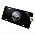 Graphics More Alien Head In Space Novelty Metal Vanity Tag License Plate