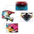 Tcmt Dot Youth Kids Atv Motorcycle Helmets Full-face Helmet With Adjustable Chin Strap For Boys And Girls Dirt Bike Bmx Cycling