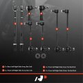 A-premium Set Of 8 Front Rear Sway Bar Link Inner Outer Tie Rod End Compatible With Toyota Camry 1997-2001 Avalon 1997-2004