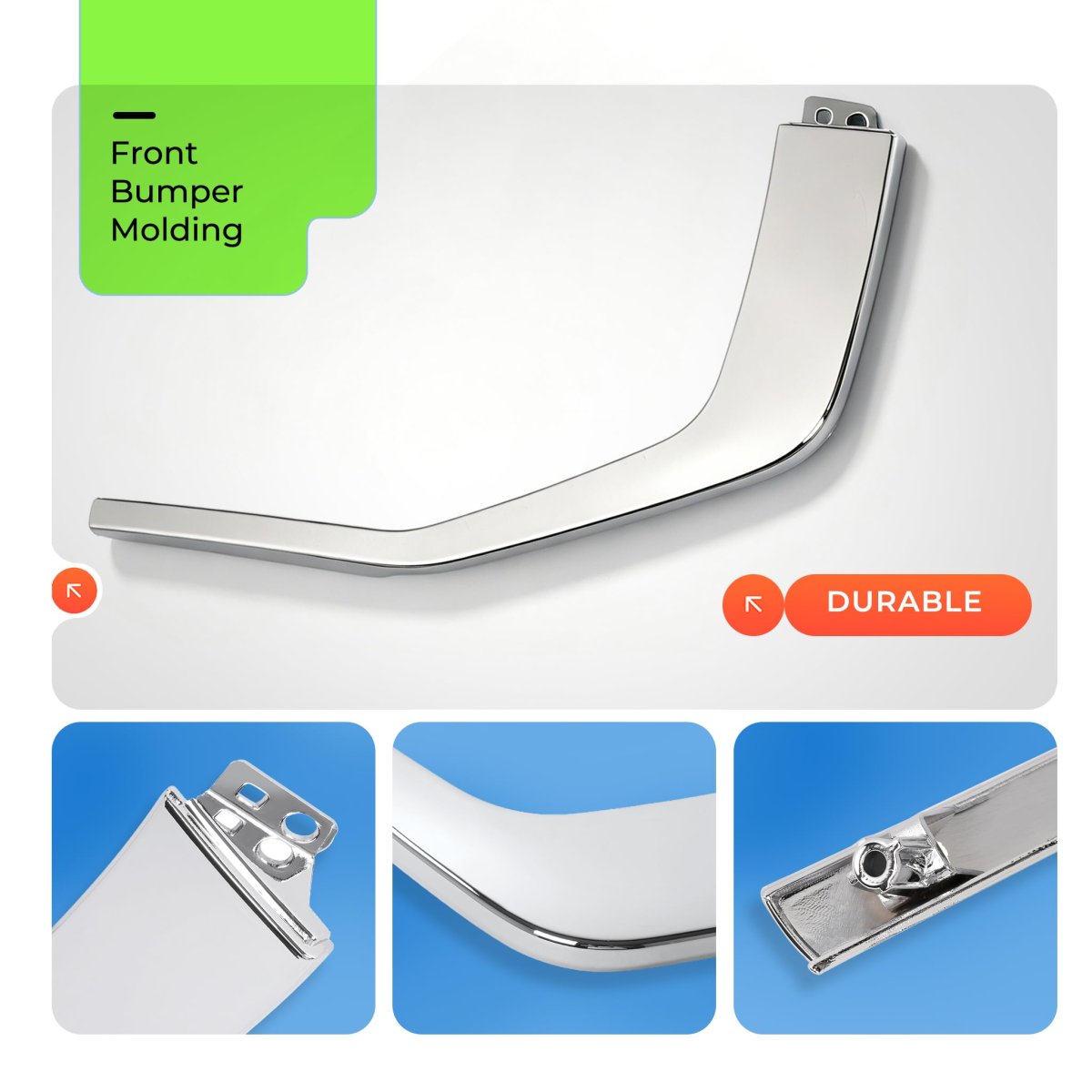 Bumper Molding For 21-24 Mitsubishi Mirage G4 Rh
