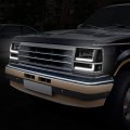 Auto Dynasty Dual Led Drl Tinted Clear Corner Headlight W Bumper Lamps Tool Kit Compatible With Ford Explorer 91-94