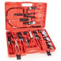 Hose Clamp Pliers 16 Piece Set Removal Tool Kit With Long Reach And Flexible Wire Tools For Radiator Heater Coolant Water Hoses 