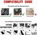Suhoaziia 12 Pieces Frog Mushroom Car Seat Covers Full Set Split Bench Protectors Steering Wheel Cover Belt Pad Coaster Center