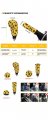 Suhoaziia 12 Pieces Frog Mushroom Car Seat Covers Full Set Split Bench Protectors Steering Wheel Cover Belt Pad Coaster Center