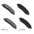 Front Disc Brake Pad Set D1631 Semi Metal 4pcs With Hardwareor 2012ord F 250 Super Duty F 350 And F 