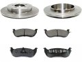 Rear Ceramic Disc Brake Pad And Rotor Kit Compatible With 2002-2005 Ford Explorer 