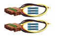 2pcs Turn Signal Lights Connector For Dodge Ram 3500 2007-2009 Rear5277303ac 5 7l 5 9l 6 Pigtail Plug Wiring Harness