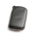 Wfmj Leather For Lexus Rx350 Es350 Is250 Gx460 Lx570 Remote Smart 4 Buttons Key Case Holder Cover Fob Chain Black