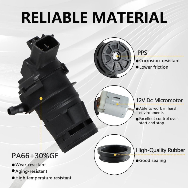 Motor Windshield Washer Pump Replacement For Toyota 4runner Camry Corolla Sienna Tacoma Tundra Mazda Cx7 Cx9 Honda Civic