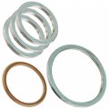 Muffler Silencer Gasket Kit For Kawasaki Teryx 4 Krt800 Krf800 And S 2014 To 2024 5 Piece Graphite Set 