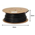 Panduit Pw75f-c20 Split Harness Wrap Black 100-feet 