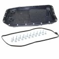 Kessocco 1set Auto Transmission Oil Pan With Filter Gasket Screw 24117571227 Automatic Kit Replacement For Bmw X3 X5 X6 550i 