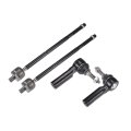 4pcs Front Inner Outer Tie Rod Ends Kit Suspension Steering End Ford For Mustang 2005-2010 Drag Link No Es80805 Ev80804 