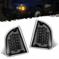 Partsam 1pair Amber 29 Led Front Turn Signal Lights And Parking Assembly Replacement For Kenworth T600 T660 K300 T300 T330