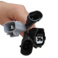 Black Front Set Of 2 Led Headlight Conversion Connect Wires Adapters For 2016-2020 Toyota Tacoma