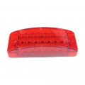 Fortpro 5-13 16 X 2-1 Red Rectangular Marker Led Light With 20 Leds And Lens F235202 