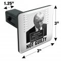Trump Mugshot Not Guilty Tow Trailer Hitch Cover Plug Insert 1 4 Inch 25