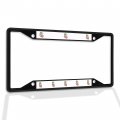 Fastasticdeals Metal Insert License Plate Frame Food Fruit Mylar Cherries Weatherproof Car Accessories Black 4 Holes Solid 