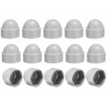 15pcs Hex Nut Cover M16x23x27mm Plastic Dome Protection Cap Screws Bolt Covers For Indoor Outdoor Furniture Automotive Bolts 