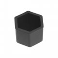 Uxcell 20pcs 21mm Rubber Car Wheel Tire Nut Screw Lug Dust Cover Caps Hub Protector Black