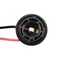 150 Degrees Brake Turn Signal Light Bulb Socket Wiring Harness Plug Adapter Connector Fit For Bau15s 1156