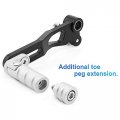 Akozon Motorcycle Gear Shift Lever Folding Metal Shifter Pedal For Ex 250r Ninja 2008-2012 2008-2014 300 2013-2017 Z250