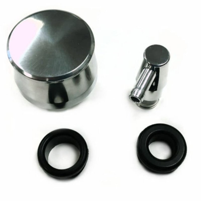 Polished Billet Aluminum Pcv Valve Cover Breather Kit W Grommets