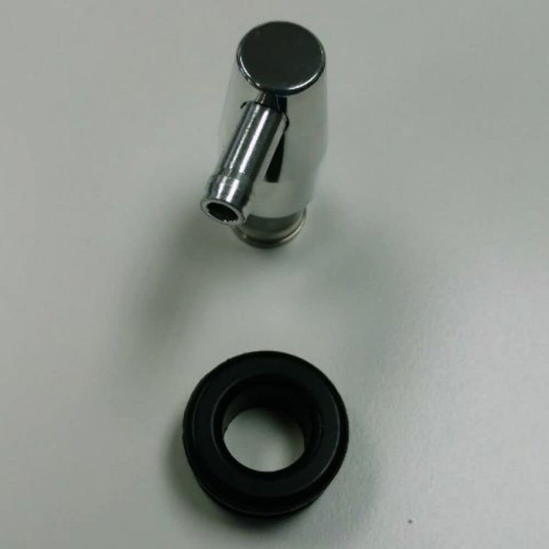 Polished Billet Aluminum Pcv Valve Cover Breather Kit W Grommets